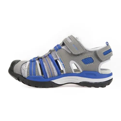 Giày Trẻ Em Geox J Borealis B. C Màu Xám Phối Xanh Dương Size 31