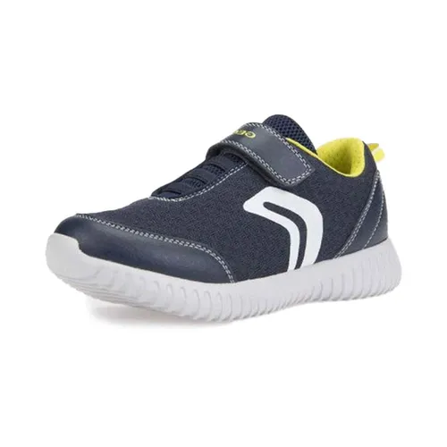 Giày - Giày Trẻ Em Geox J WAVINESS B.A MESH+TUMB.SYN Màu Xanh Navy Size 33 - Vua Hàng Hiệu