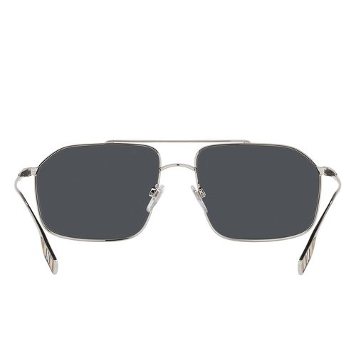 Kính Mát Nam Burberry BBR  Men's Sunglasses BE3130 100587 59 Màu Xám Đậm-2