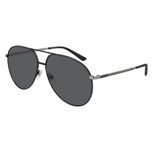 Kính Mát Nam Gucci Grey Pilot Men's Sunglasses GG0832S 001 64 Màu Xám