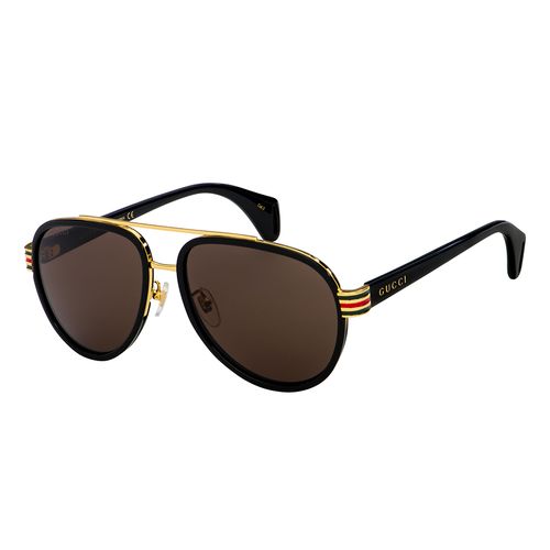 Kính Mát Nam Gucci Sunglasses GG0447S 003 Màu Nâu Đen