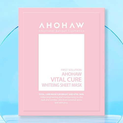 Mặt Nạ Giấy Dưỡng Trắng Da Ahohwa Vital Cure Whitening Sheet Mask 30ml ( 1 miếng)-2