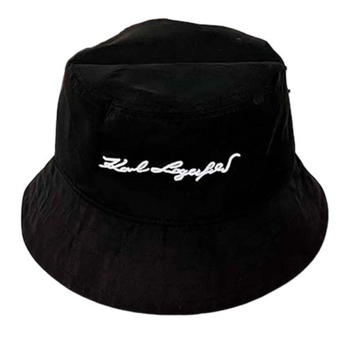 Mũ Karl Lagerfeld Bucket Chữ Karl Màu Đen-1