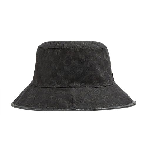 Mũ Gucci Reversible GG Supreme Bucket Hat Đội 2 Mặt ( Ghi- Đen)-2