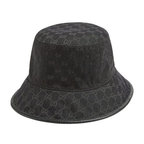 Mũ Gucci Reversible GG Supreme Bucket Hat Đội 2 Mặt ( Ghi- Đen)-4