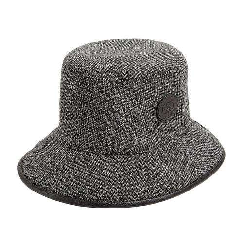 Mũ Gucci Reversible GG Supreme Bucket Hat Đội 2 Mặt ( Ghi- Đen)-6