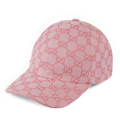 Mũ Nữ Gucci GG Canvas Baseball Hat Màu Hồng Size 56-1