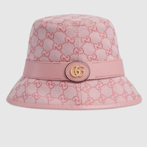 Mũ Nữ Gucci GG Canvas Bucket Hat Pink 748476 4HG62 5872 Màu Hồng Size M-2