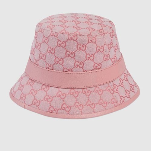 Mũ Nữ Gucci GG Canvas Bucket Hat Pink 748476 4HG62 5872 Màu Hồng Size M-3