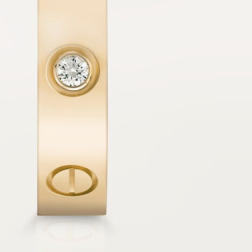 Nhẫn Nữ Cartier Love 1 Diamond B4056100 Màu Vàng Gold (Chế Tác)-4