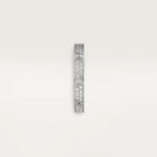 Nhẫn Nữ Cartier Love Ring Small Model B4218200 Màu Vàng Trắng (Chế Tác)-2