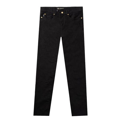 Quần Jean Nam Versace Black With Tag Embroidered - A89519S 1F01846 1B000 Màu Đen-1