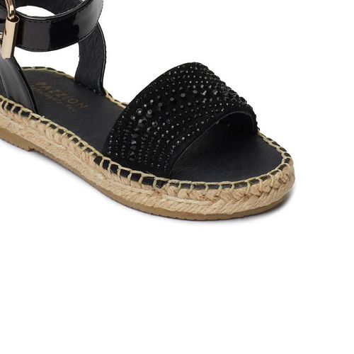 Sandal Bé Gái Pazzion BB1586-1 BLACK Màu Đen Size 26-2