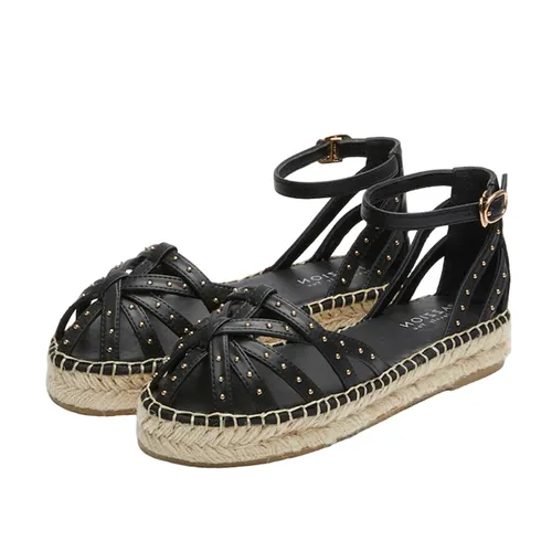 Giày Pazzion Sandals - Sandal Nữ Pazzion 1582-16 - BLACK - 36 Màu Đen - Vua Hàng Hiệu