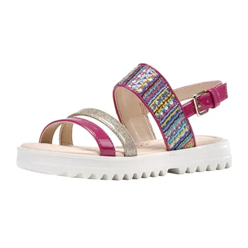 Sandals Bé Gái Geox J S.CORALIE G. F EM.TE+SY. Màu Hồng Size 33