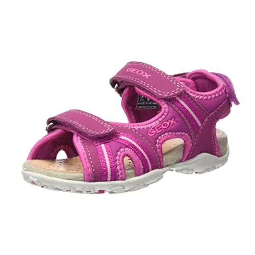 Sandals Bé Gái Geox J S.ROXANNE A DBK+LYCRA Màu Hồng Size 31