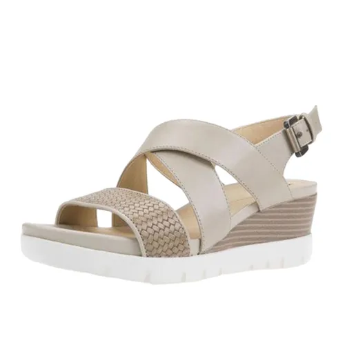 Sandals Đế Xuồng Geox D MARYKARMEN P.B WO.BUF+SM.L Màu Be Size 35