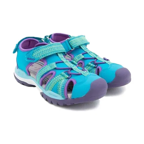 Sandals Geox J BOREALIS G. B LYCRA+DBK Màu Xanh Biển Phối Tím Size 34