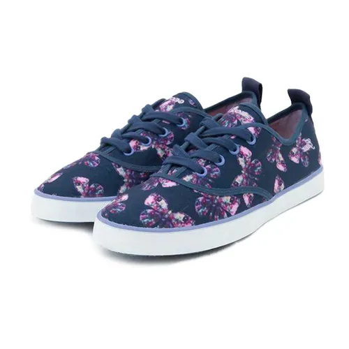 Sneaker Geox J CIAK G. E PRINT.TEXT Màu Xanh Navy In Hình Bướm Size 37