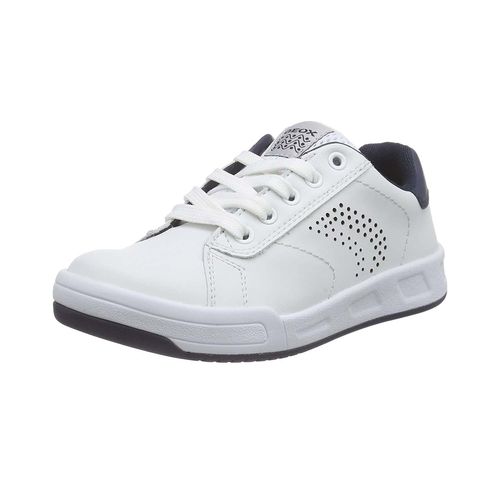 Sneakers Bé Trai Geox J ROLK B. D NAPPA+GEOBUCK Màu Trắng Size 32-1