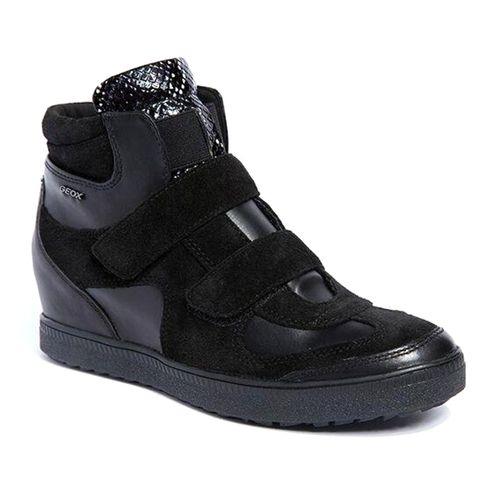 Sneakers Cao Gót Geox D AMARANTH H. B SUEDE+SYN.LEA. Màu Đen Size 39-1