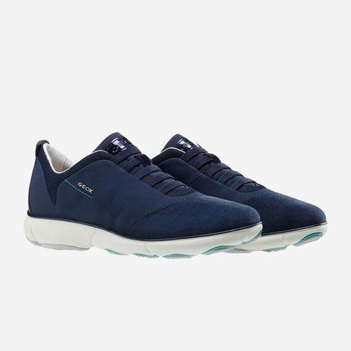 Sneakers Geox D NEBULA C TEXTILE+SUEDE Màu Xanh Navy Size 36-1