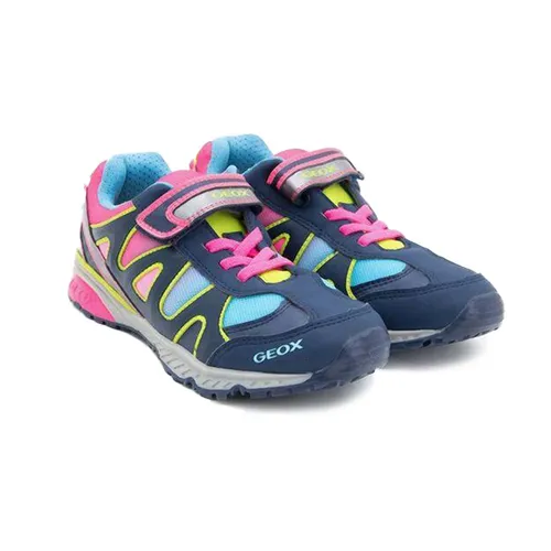 Sneakers Geox J BERNIE G. D MESH+GBK Quai Dán Màu Xanh Navy Phối Màu Sắc Size 32