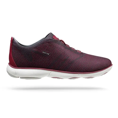 Sneakers Geox U NEBULA B WOVEN TEXT Màu Đỏ Phối Họa Tiết Size 44