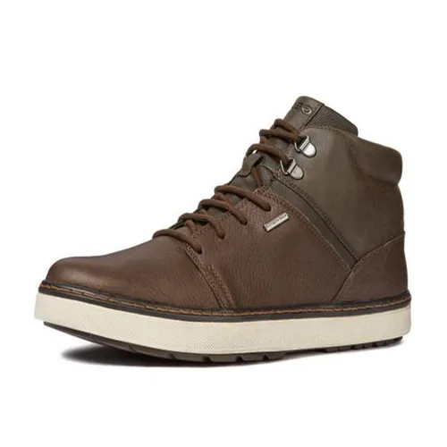 Sneakers Nam Geox U MATTIAS B ABX A TU.L+NB SY Cổ Cao Màu Nâu Size 41