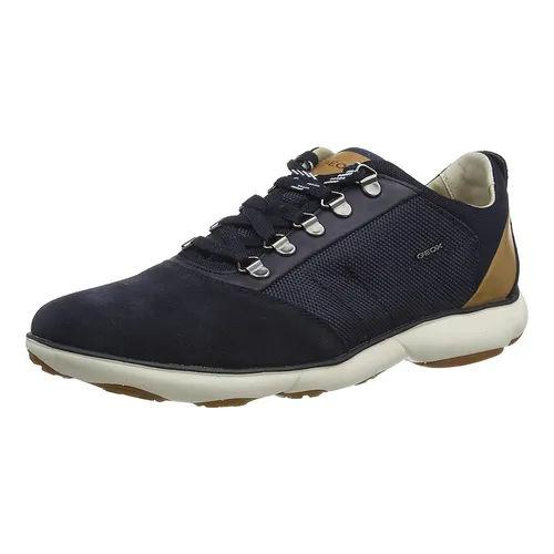 Sneakers Nam Geox U NEBULA A TEXTILE+SUEDE Màu Xanh Navy Size 43