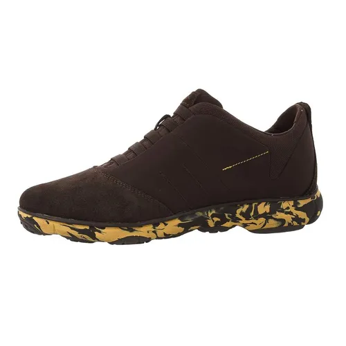 Sneakers Nam Geox U NEBULA B TEXTILE+SUEDE Màu Nâu Size 40