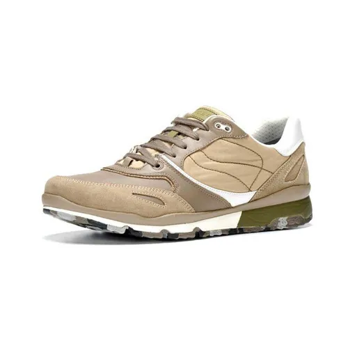 Sneakers Nam Geox U SANDFORD SUEDE+NYLON Màu Nâu Size 44