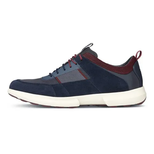 Sneakers Nam Geox U TRACCIA B SUEDE+TEXTILE Màu Xanh Navy Size 41
