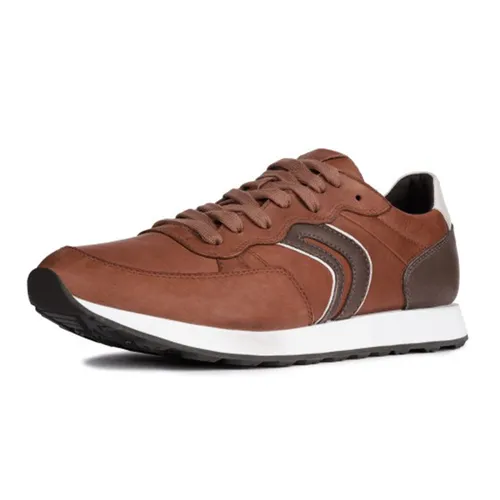 Sneakers Nam Geox U VINCIT C SMO.LEA Màu Nâu Size 43