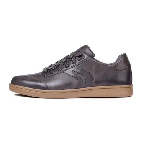 Sneakers Nam Geox U WARRENS B SMO.LEA Màu Nâu Xám Size 44
