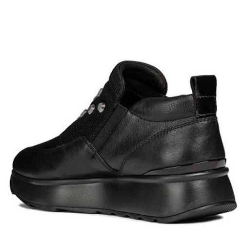 Sneakers Nữ Geox D GENDRY A NAPPA+GEOBUCK Đính Đinh Tán Màu Đen Size 37-8