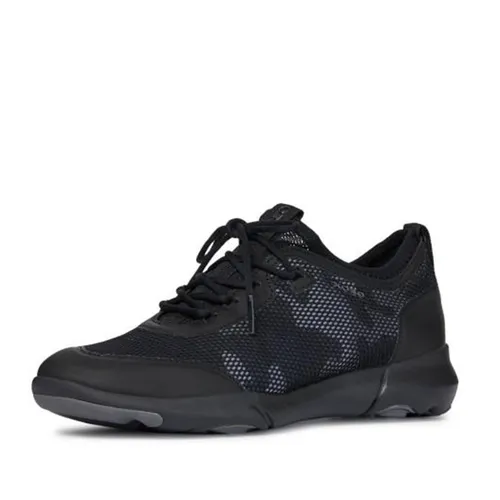 Sneakers Nữ Geox D NEBULA X B Màu Đen Phối Xám Size 37