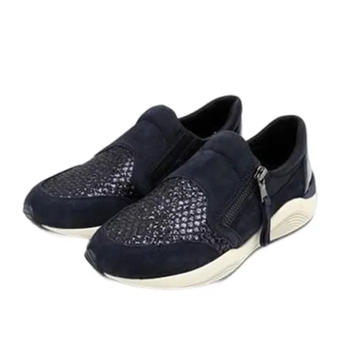 Sneakers Nữ Geox D OMAYA A GOAT SUE+GLIT.TEXT Màu Xanh Navy Size 39