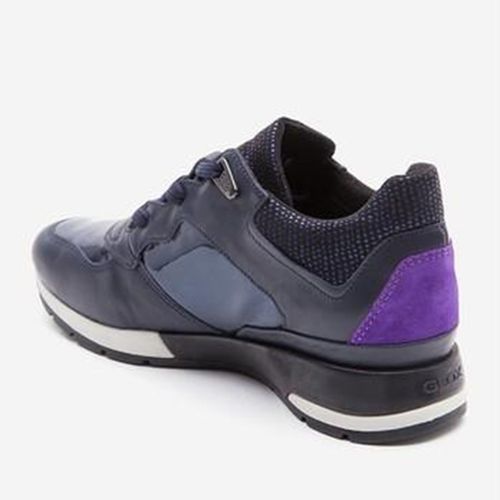 Sneakers Nữ Geox D SHAHIRA A NAPPA+MET.SY.PAT Màu Xanh Đen Size 35-3