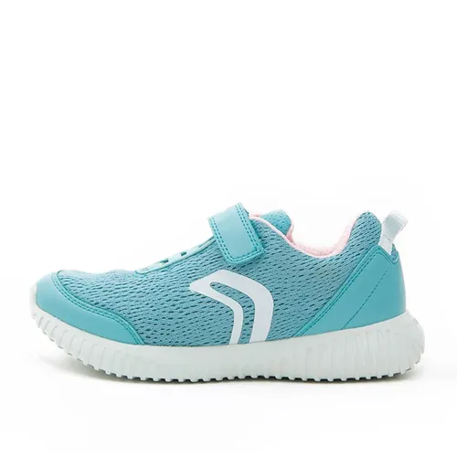 Sneakers Nữ Geox J WAVINESS G. C MESH+GEOBUCK Quai Dán Màu Xanh Ngọc Size 37