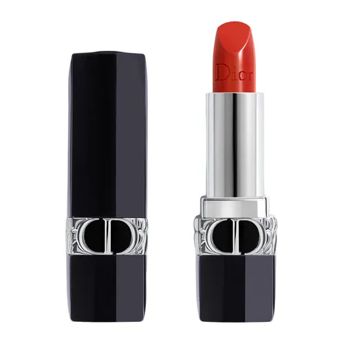 Son Môi - Son Dior Rouge Dior Colored Lip Balm Satiny 999 Màu Đỏ Hồng - Vua Hàng Hiệu