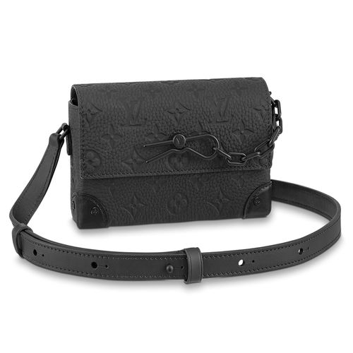 Túi Đeo Chéo Louis Vuitton LV Steamer Wearable Wallet M81746 Màu Đen-1