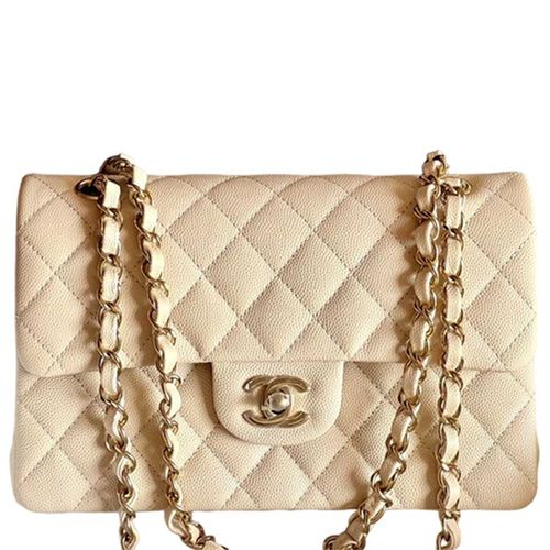 Túi Đeo Chéo Nữ Chanel Classic Small Handbag Màu Ecru