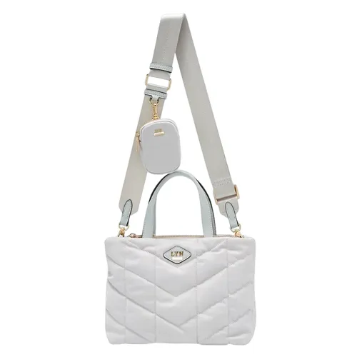 Túi Đeo Chéo Nữ Lyn Lowa Tote Bags LL23SBF295 Màu Trắng