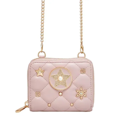 Ví Nữ Lyn Lil Star Wallets On Chain LL23CWF050 Màu Hồng