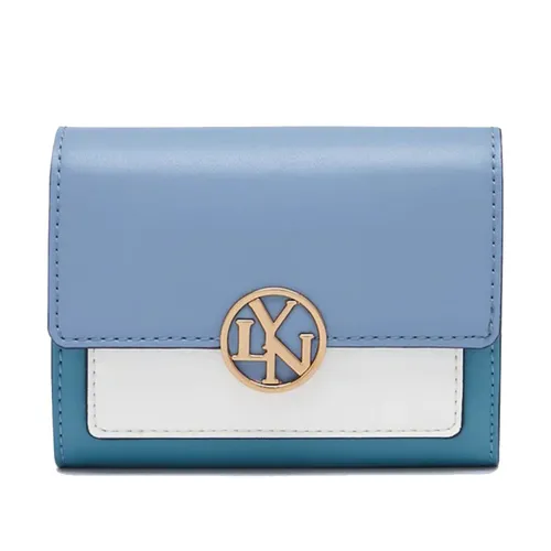 Túi xách - Ví Nữ Lyn Nelly Short Wallets LL23CWF045 Màu Xanh Blue - Vua Hàng Hiệu