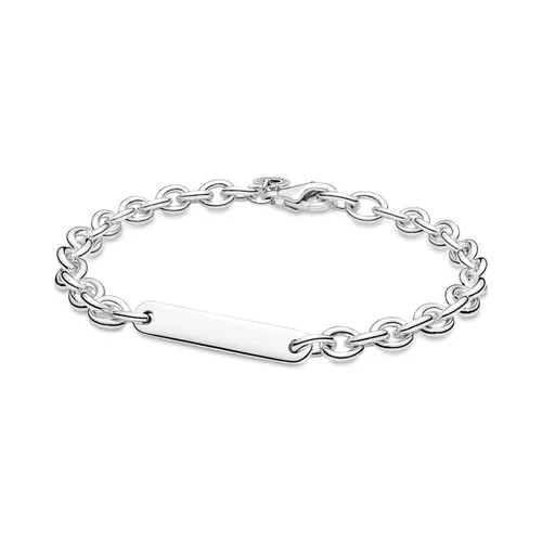 Vòng Đeo Tay Nữ Pandora Engravable Bar Link Bracelet 599523C00 Màu Bạc Size 18