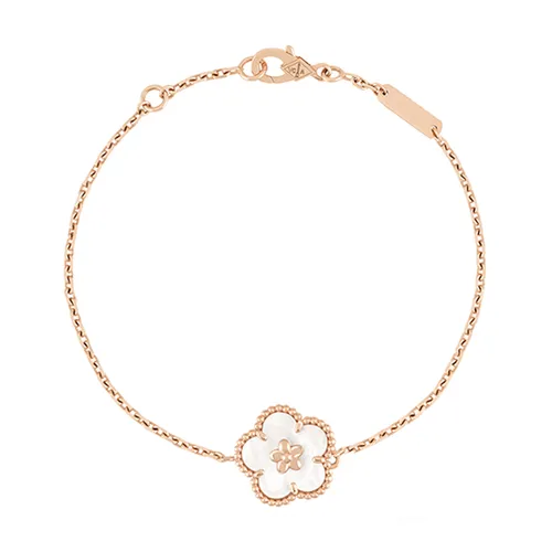 Vòng Đeo Tay Nữ Jewery Luxury Lucky Spring Bracelet, Plum Blossom Màu Vàng Hồng - Trang sức - Vua Hàng Hiệu