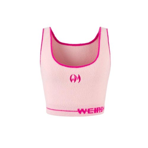 Áo Ba Lỗ Nữ Weird Market Basic Knit Vest Raspberry Sorbet Màu Hồng Size S