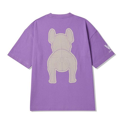 Áo Phông LifeWork Silket Racket Purple Short Tshirt - LW215TS982 Màu Tím Size S-2